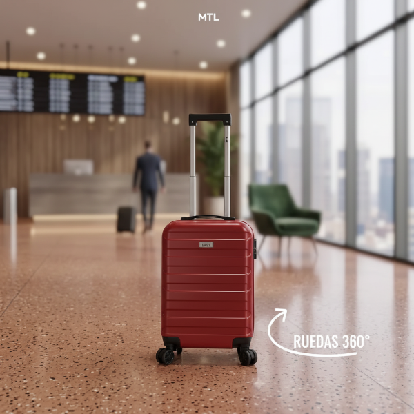 Producto - Valija Carry on Rígida de Cabina para Equipaje de Mano con Ruedas 360 Moderno - 5