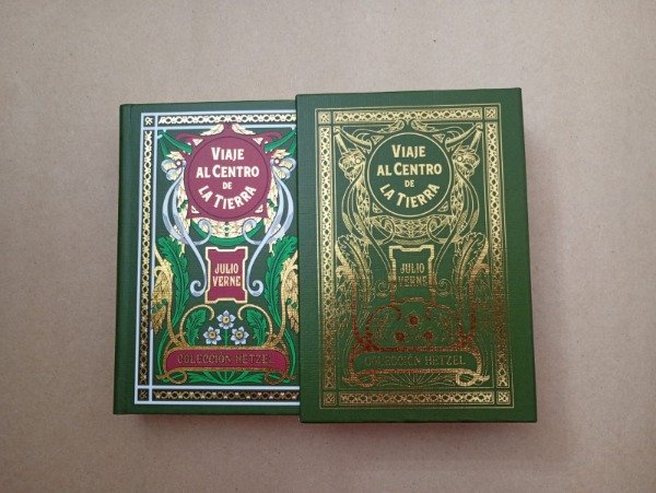 Producto - Viaje al centro de la Tierra - Julio Verne - Hetzel Salvat 2025 Tapa dura Box