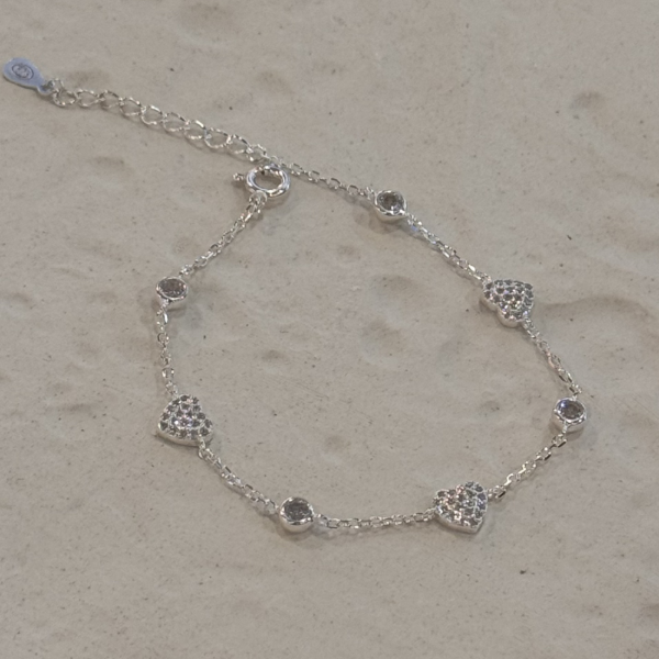 Producto - Pulsera corazon y strass PL