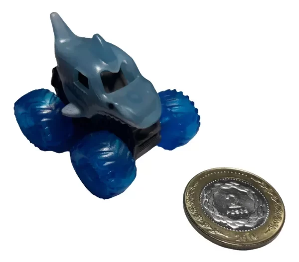 Producto - Monster Jam Raros Megalodon Miniauto Bolsa Sorpresa Abierta 4 Cm Largo