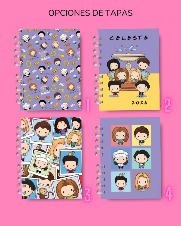 Producto - AGENDA FRIENDS - semana a la vista - 1
