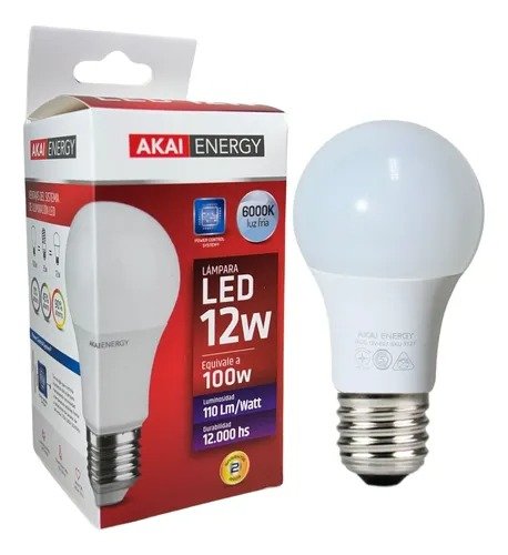 Producto - LAMPARA 12W GLOBO FRIA AKAI