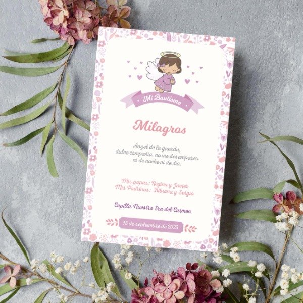 Producto - Diseño Estampitas - Modelo Angelita