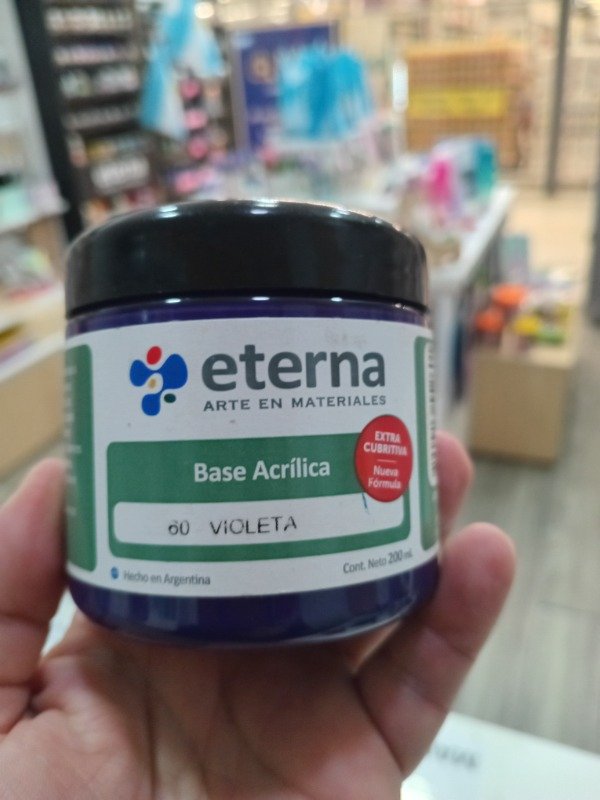 Producto - BASE ACRILICA ETERNA VIOLETA X 200 ML