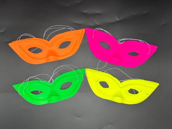 Producto - Antifaz liso fluo x6un