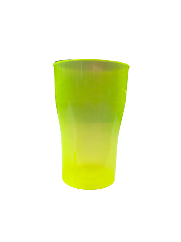 Producto - Vaso Cola Fluo 290cc Amarillo