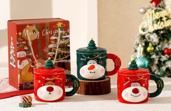 Producto - Taza de cerámica Happy reno