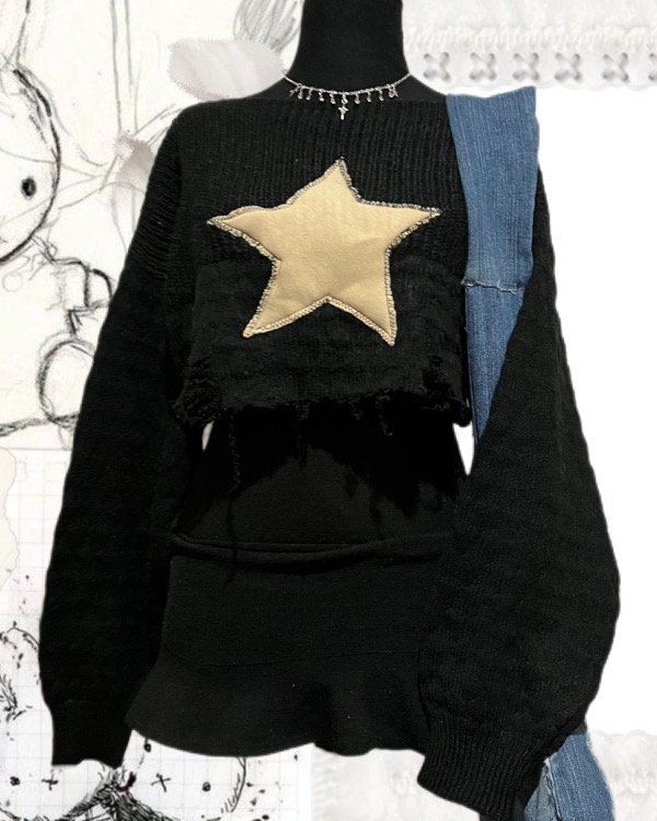 Sweater croptop star