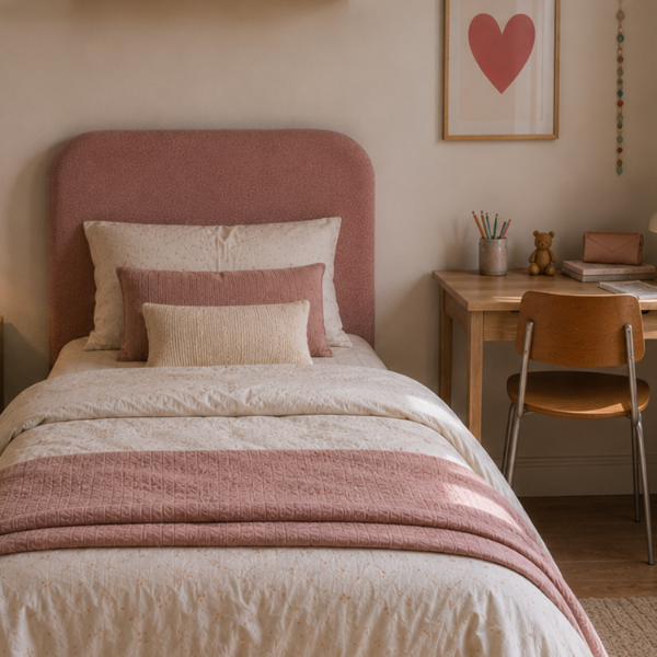 Producto - Respaldo de cama SIENA - Rosa Viejo - 1
