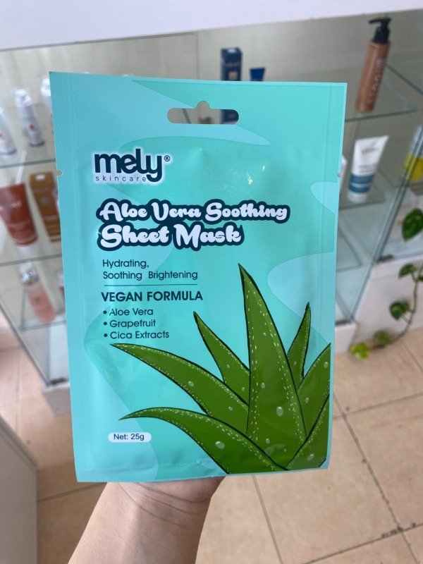 Producto - Mascarilla Calmante de Aloe Vera. Mely