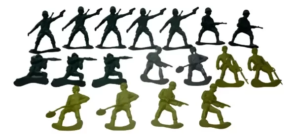 Producto - Soldaditos Gigantes Set X 18 Unidades (usado)