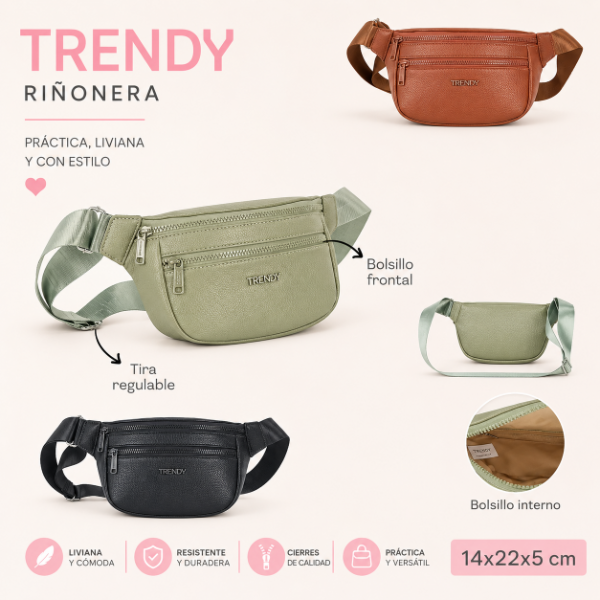 Producto - RIÑONERA TRENDY COD 31840