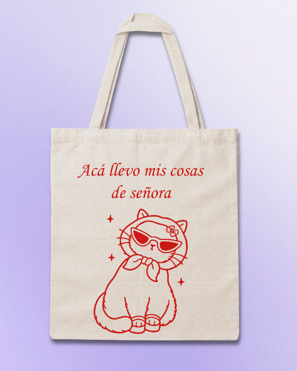 Producto - Totebag "Cosas de señora"