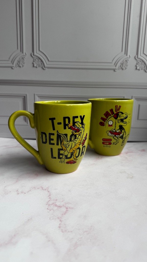 Producto - Taza bombe verde - DINOSAURIOS - 1