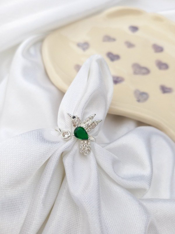 Producto - anillo colibrí (verde)