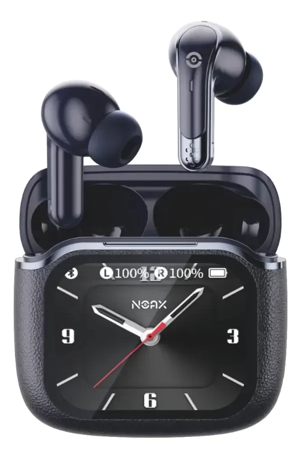 Producto - Auriculares Inalambrico Bluetooth Con Pantalla Noax View Anc Azul