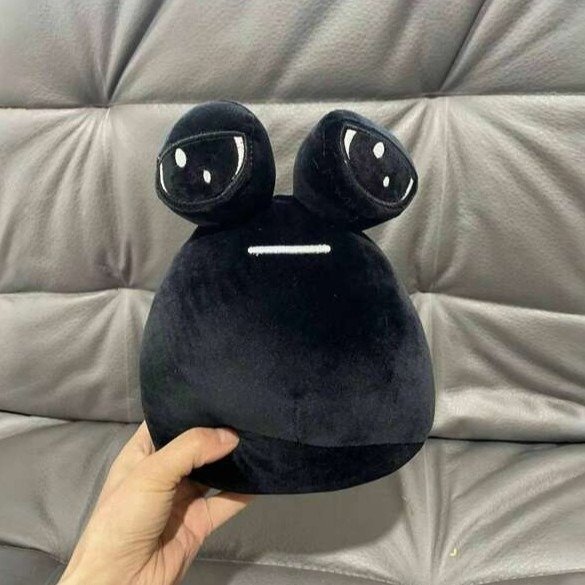 Producto - Peluche Pou Negro triste 20x17 cm
