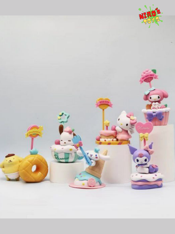 Producto - Sanrio set x6 (12cm) - Figura Sanrio - Nirostoys