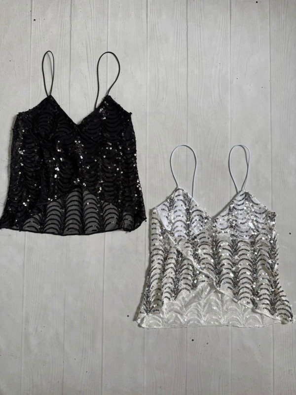 Producto - [5656] Blusita irregular cordon lentejuelas ''Dubai''