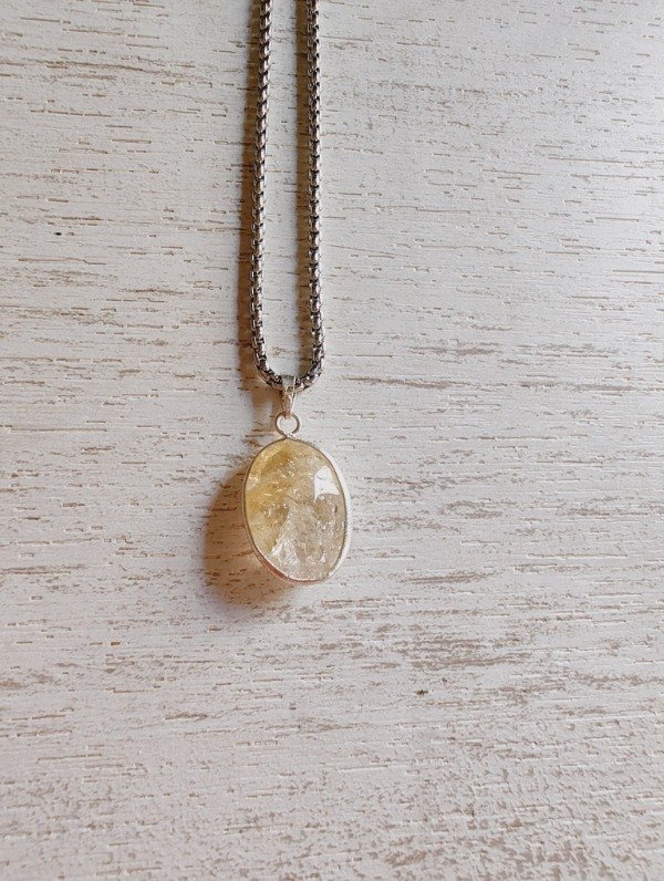 Producto - Collar mí brillo se expande con Citrino