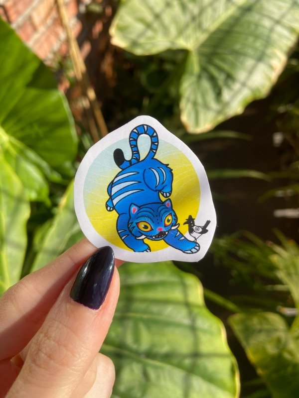 Producto - STICKER TIGRE Y PÁJARO KPOP DEMON HUNTERS