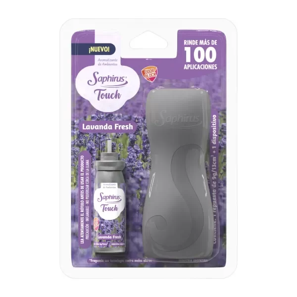 Producto - Touch dispositivo Saphirus 9gr/13cm + repuesto Lavanda fresh