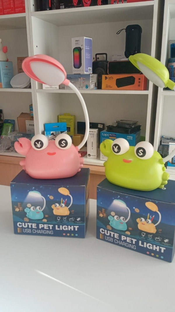 Producto - VELADOR RECARGABLE INFANTIL CON PORTALAPIZ CARACOL