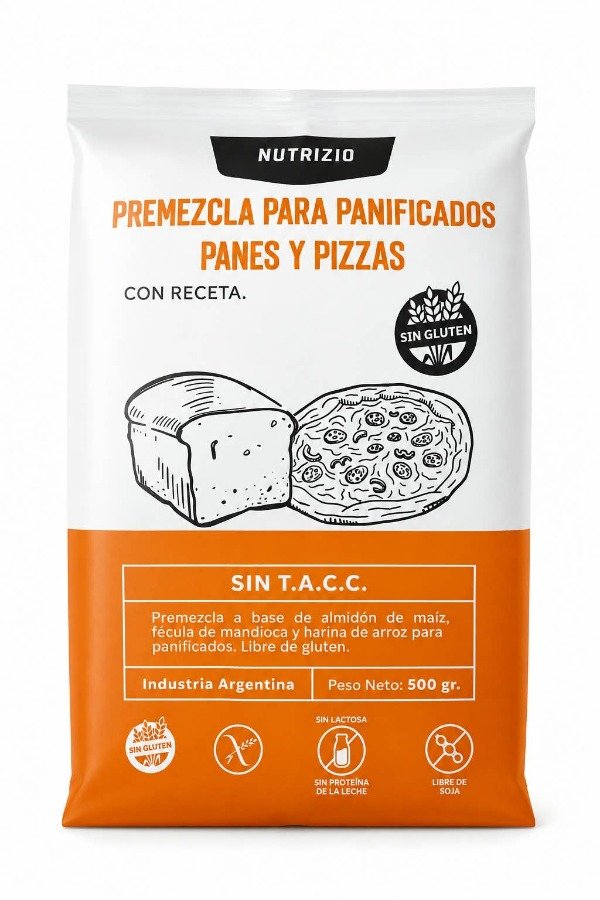 Producto - PREMEZCLA PANES Y PIZZA POR 500GR NUTRIZIO