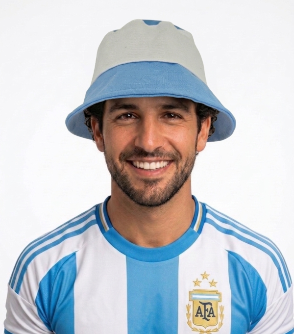 Producto - Sombrero Piluso Argentina celeste y Blanco