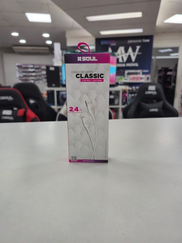 Producto - Cable USB Classic Lightining Soul 2 Metros USB-CLIPH2M