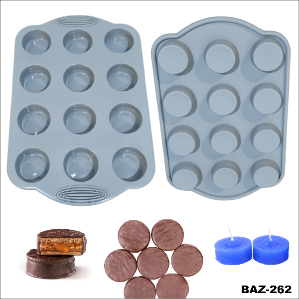 Producto - MOLDE DE SILICONA PARA BOMBONES MINI ALFAJORES VELAS