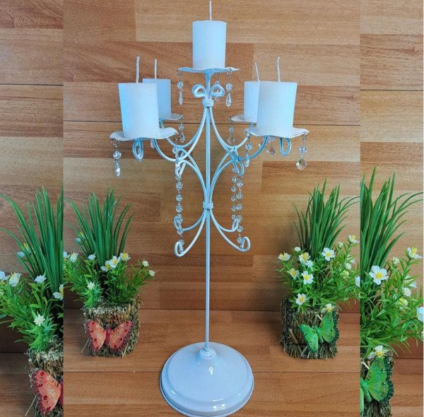 Producto - 10 PORTA VELA PARA  CENTRO DE MESA COD: A29