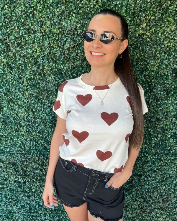 Producto - REMERA MODEL SOFT DISEÑO DE CORAZON - 1