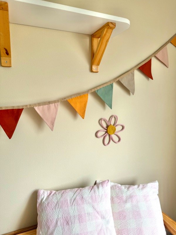 Producto - Banderines de tela versión rosa