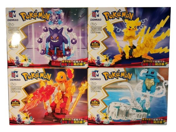 Producto - Simil Lego DM5119 Pokemon con Rayos como efectos especiales x4