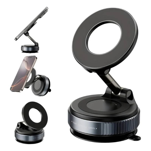 Producto - Soporte Celular Iman Para Auto Plegable Reforzado Giro 360