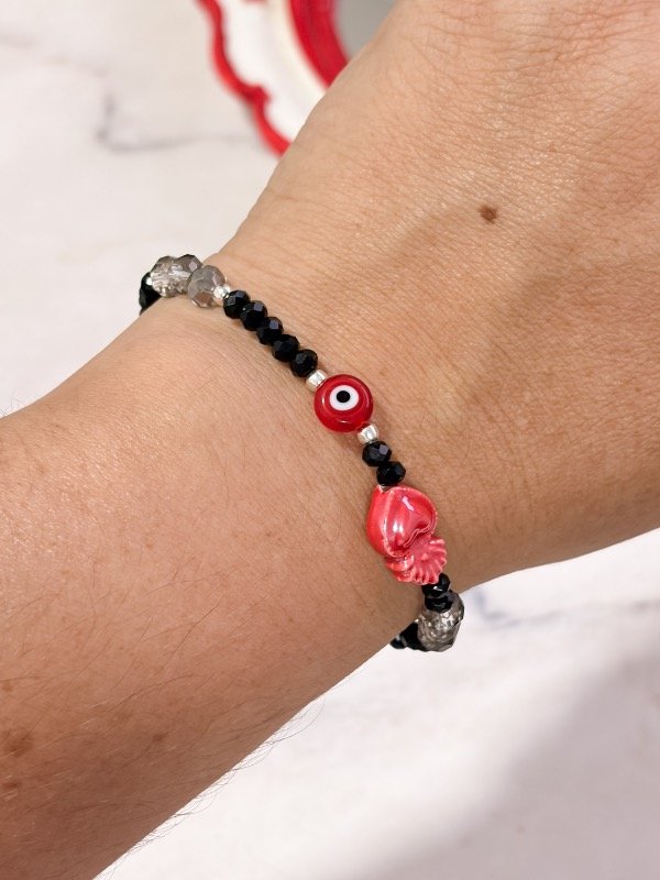 Producto - Pulsera black Amuleto/ Plata - 0