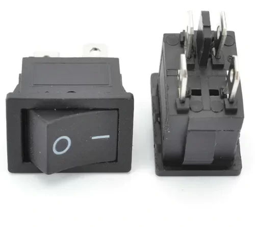 Producto - Llave Tecla Mini On Off  Doble 4 Pines