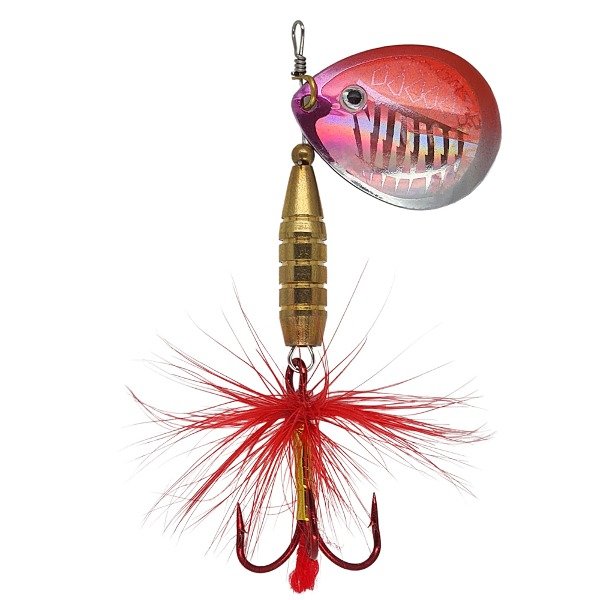 Producto - Cuchara Giratoria Caster 4.7cm 7g Anzuelo Triple Con Mosca