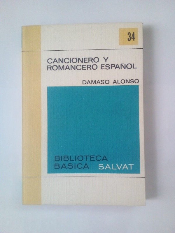 Producto - Cancionero y romancero español - Damaso Alonso - Salvat 1970