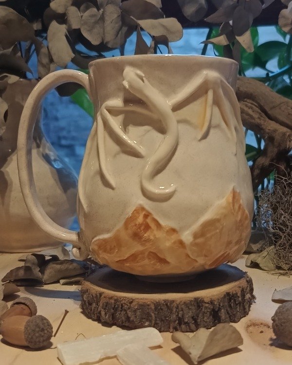 Producto - Taza Dragón de la montaña invernal