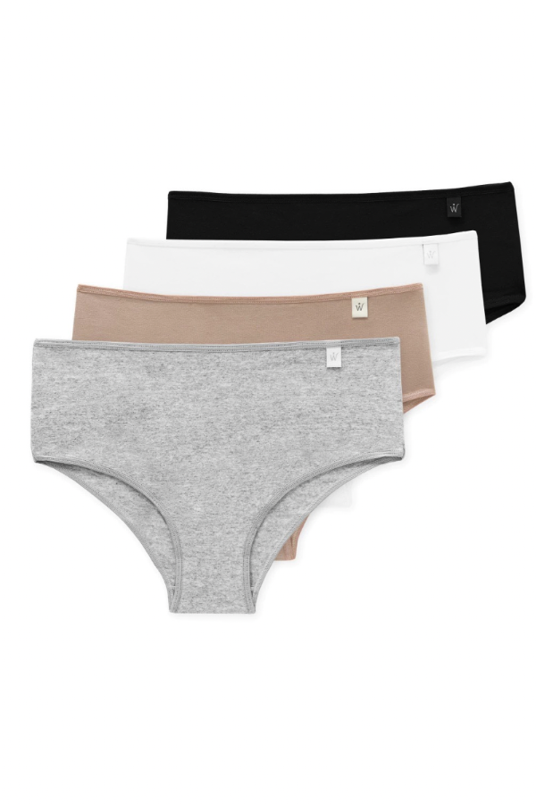 Producto - PACK X4 BOMBACHAS ALTAS DE ALGODON Art. W3048 (Talle 2, 3, 4, 5)