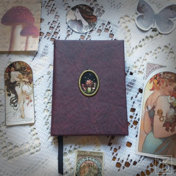 Producto - Mini anotador 80 hojas - bordó marmolado
