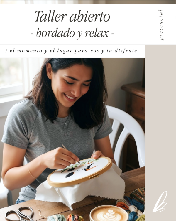 Producto - Taller Abierto: Bordado y Relax - 0