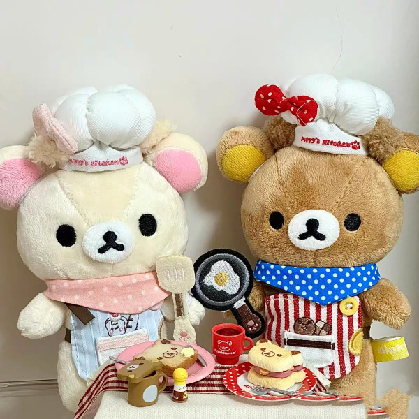 Producto - Colgante Peluche Rilakkuma y Korilakkuma Chef