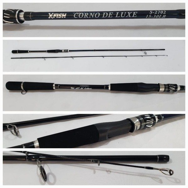 Producto - CAÑA CORNO DELUXE SPINNING 2.70MTS 2 TRAMOS 15-30LB