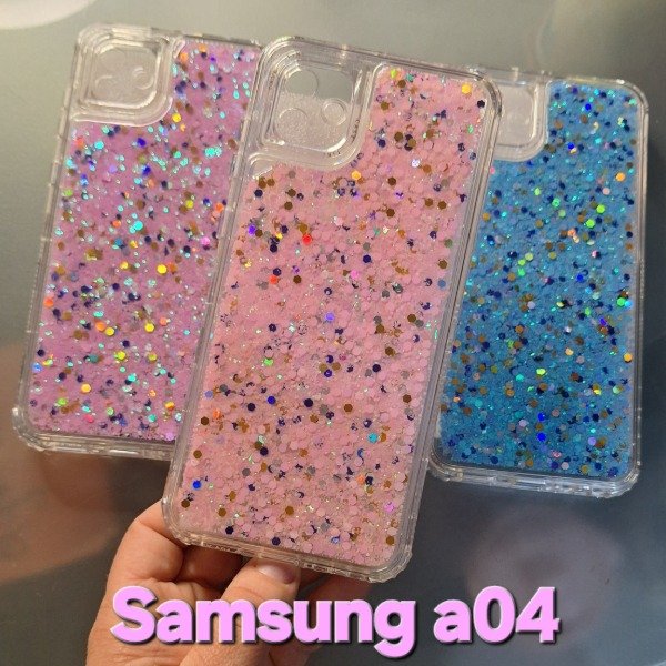 Producto - Fundas glitter 360. Samsung a04