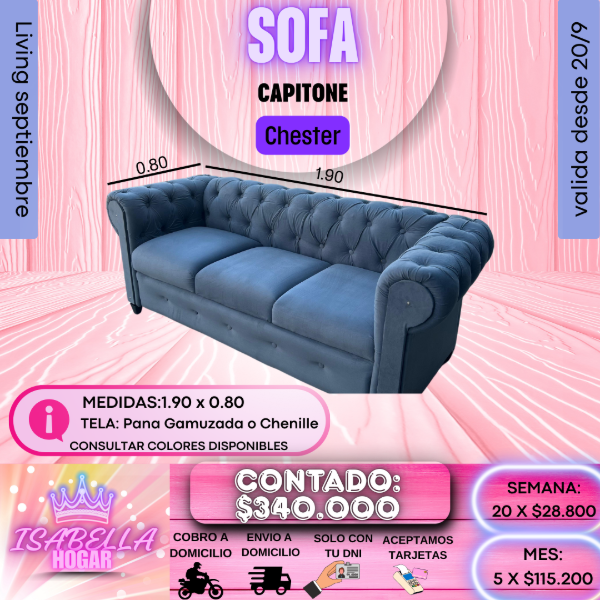 Producto - SOFA CHESTER