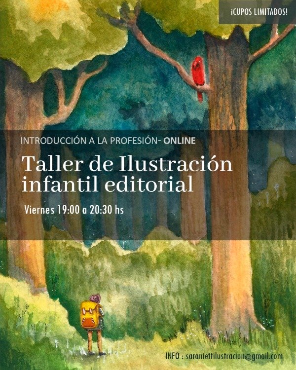 Producto - Taller introductorio de ilustración infantil editorial online -PAGO MENSUAL