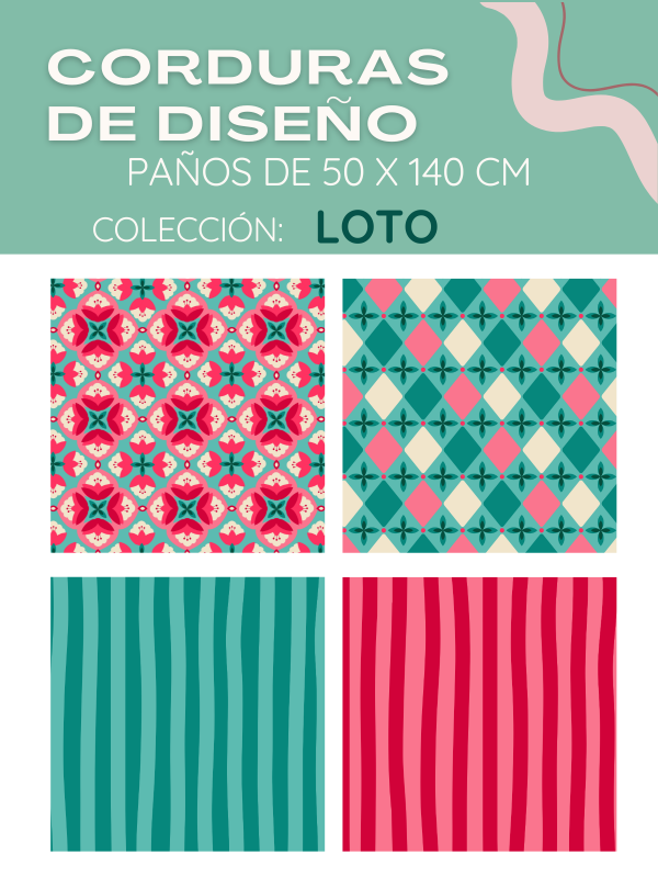 Producto - PAÑOS CORDURAS DE DISEÑO - LOTO